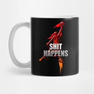 basketball design - drip Mug